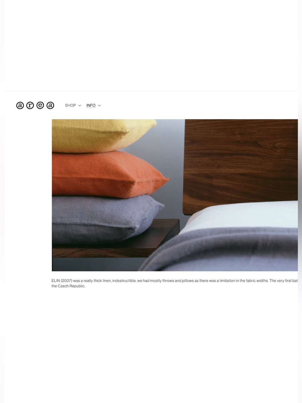 Set of 2 Area Home Elin Basketweave Linen Euro Shams